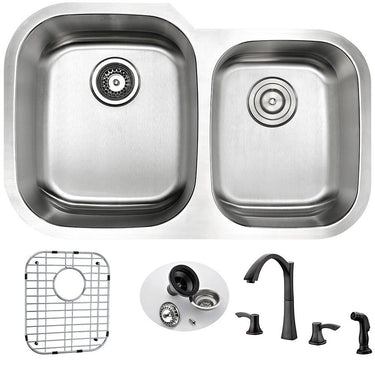 ANZZI MOORE Series KAZ3220-032O Kitchen Sink Kitchen Sink ANZZI